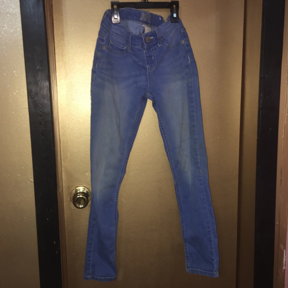Justice blue jeans